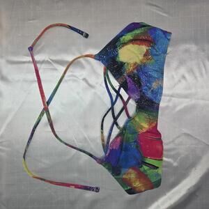 La Blanca Colorful Swim Top Size US 8